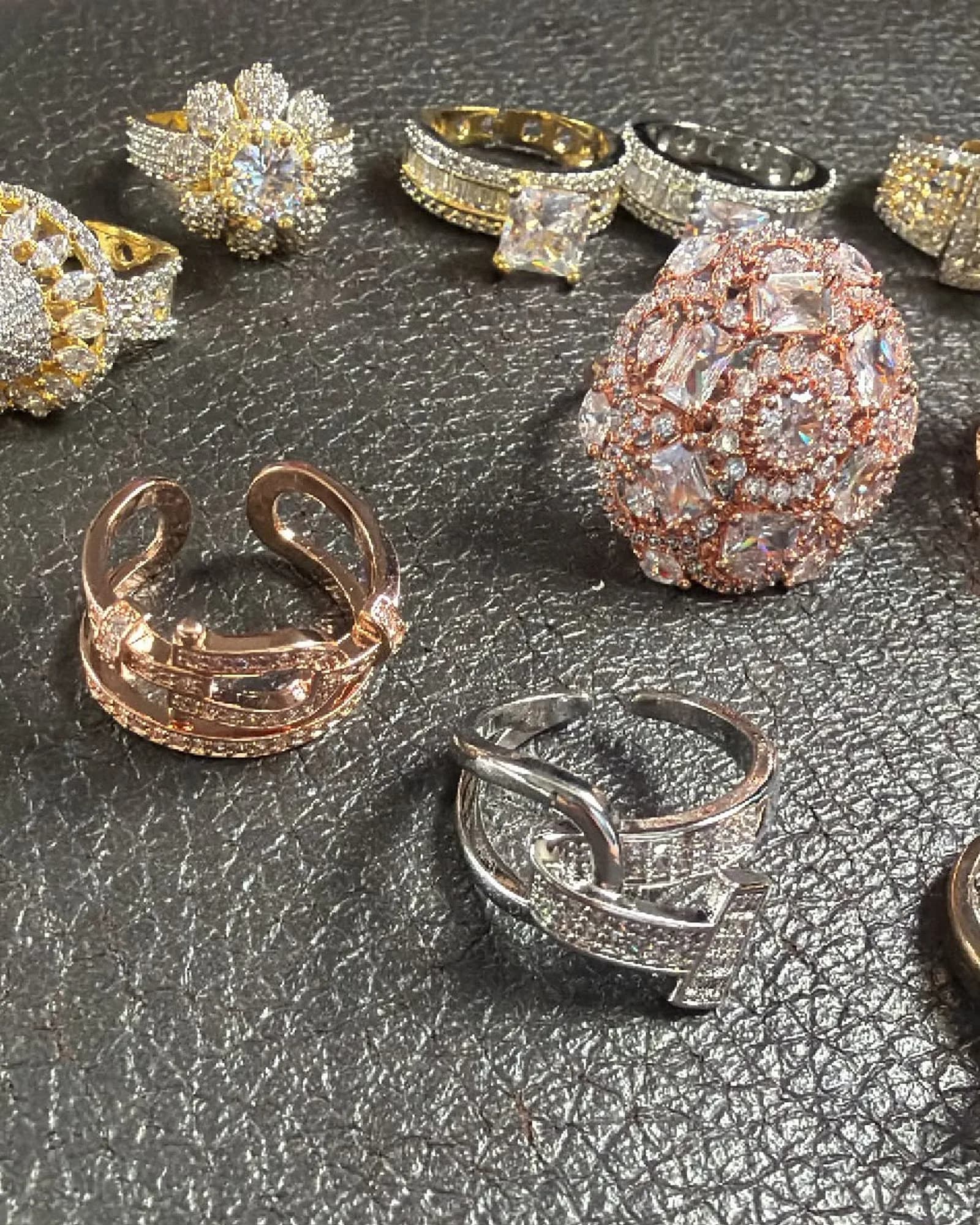 CZ Statement Ring Collection - Image 3